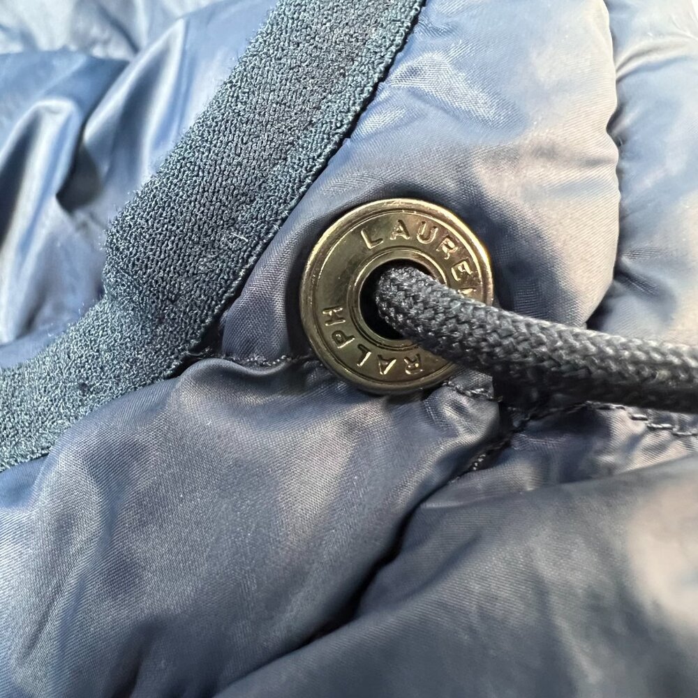 POLO RALPH LAUREN Colden Hooded Packable Hooded Jacket Navy Blue Men's L - Picture 6 of 7